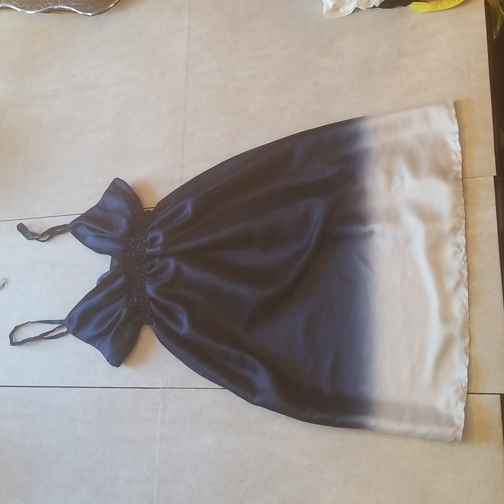 Navy Blue Spaghetti Strap Top/Mini Dress(?)